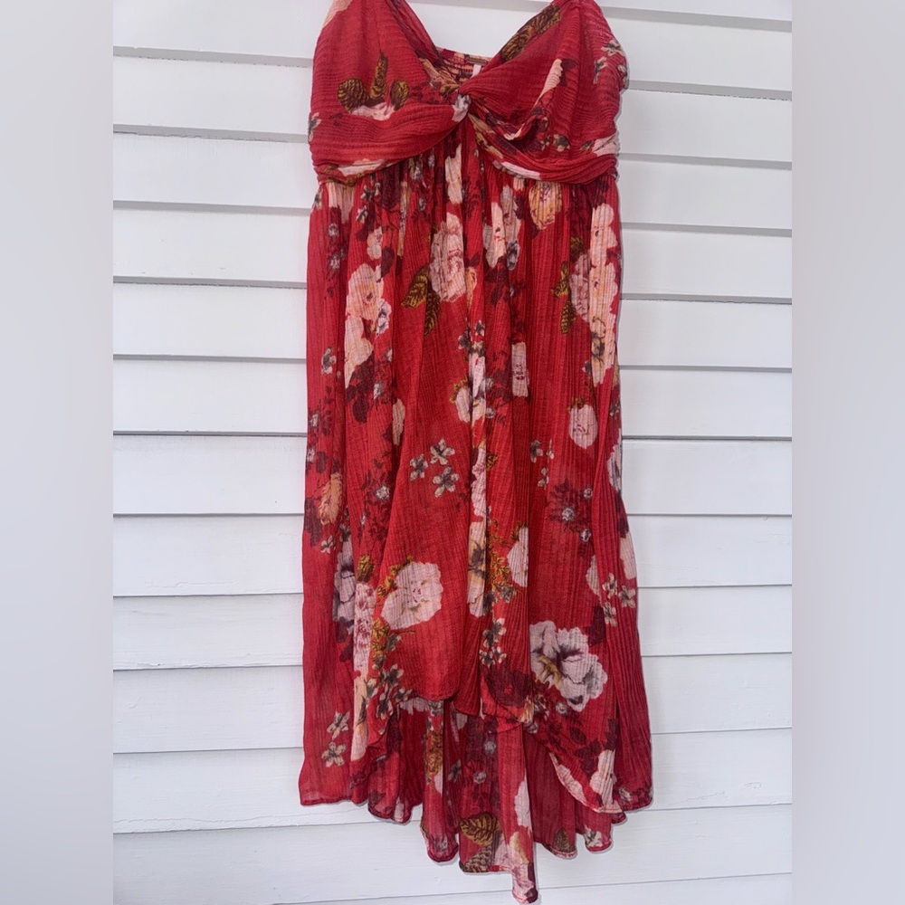 Free People Red Floral